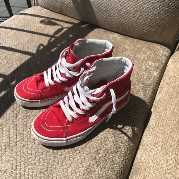 Red Vans - Picture 3 of 4
